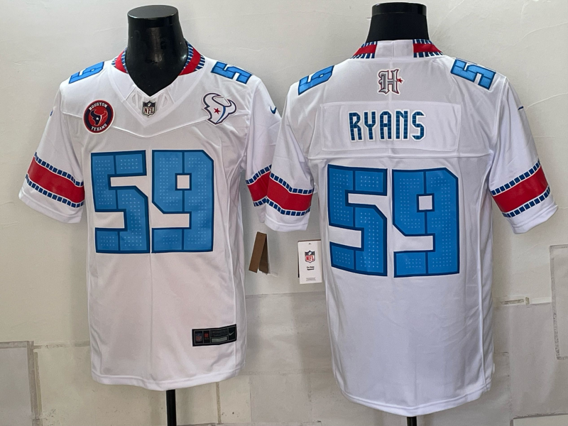 Men Houston Texans #59 Ryans white 2026 Nike NFL Jersey 0930002->houston texans->NFL Jersey